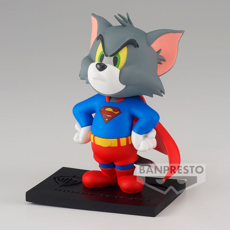 Tom and Jerry 100th Anniversary Warner Bross Tom as Superman figure 8cm