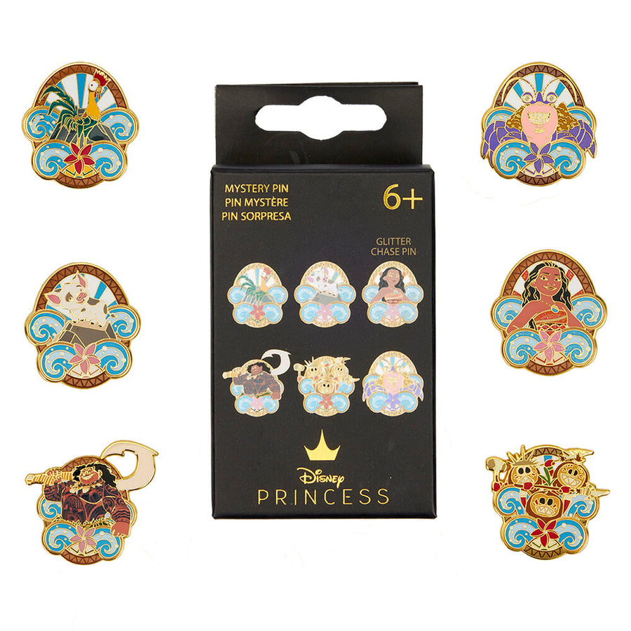 Loungefly Blind Box Enamel Pin Disney Vaiana Moana assorted