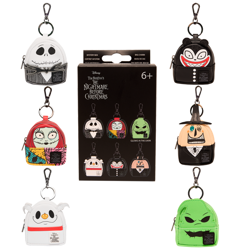 Loungefly Disney The Nightmare Before Christmas mini backpack keychain mystery box