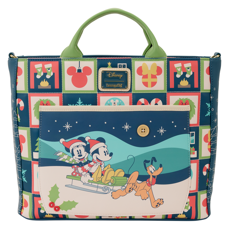 Loungefly Disney Mickey & Minnie Holiday bag backpack