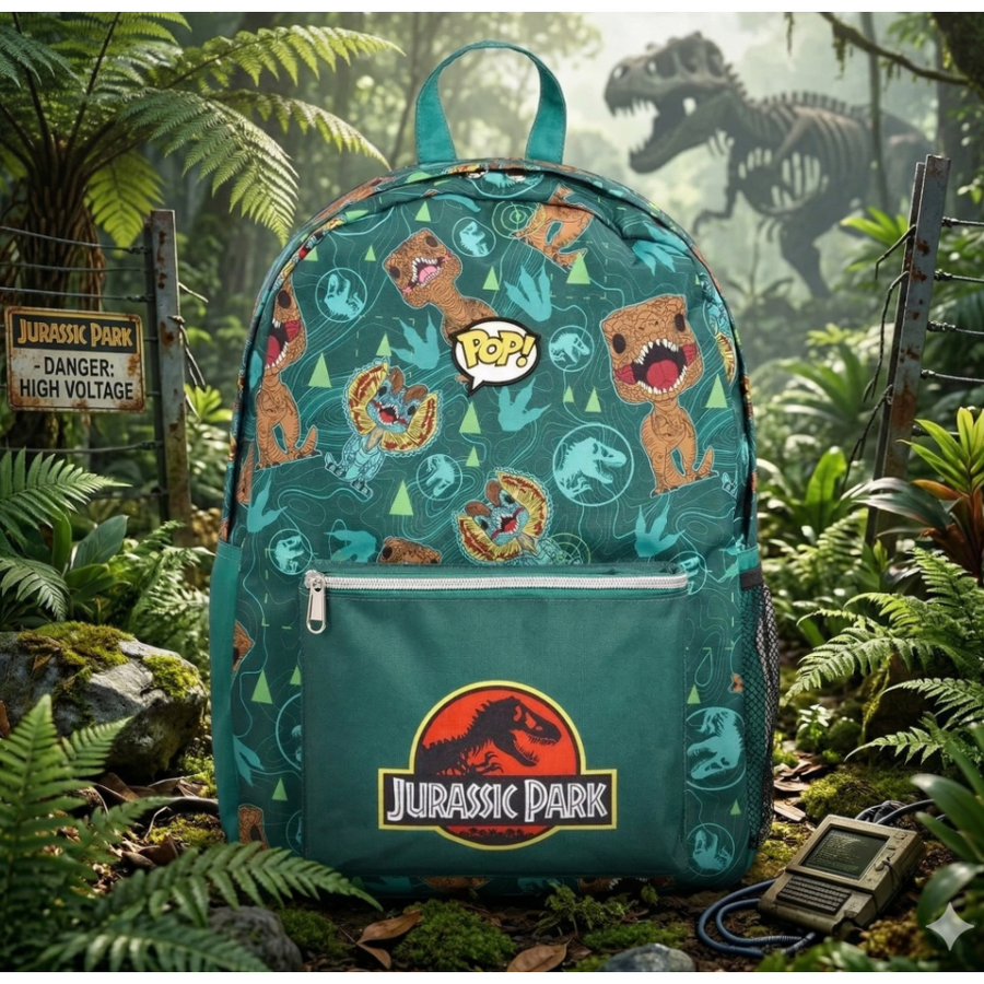 Jurassic Park nylon backpack 45cm