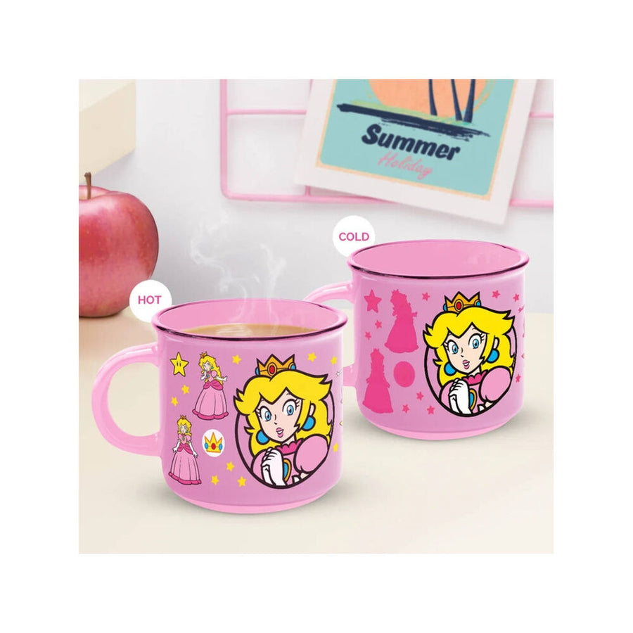 Super Mario Princess Peach heat change mug 350ml