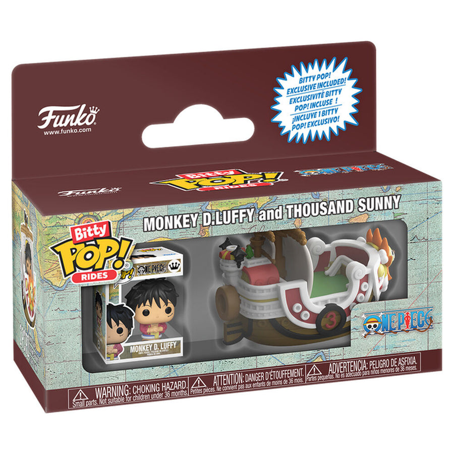 Bitty POP figure Ride One Pice Monkey D.Luffy and Thousand Sunny