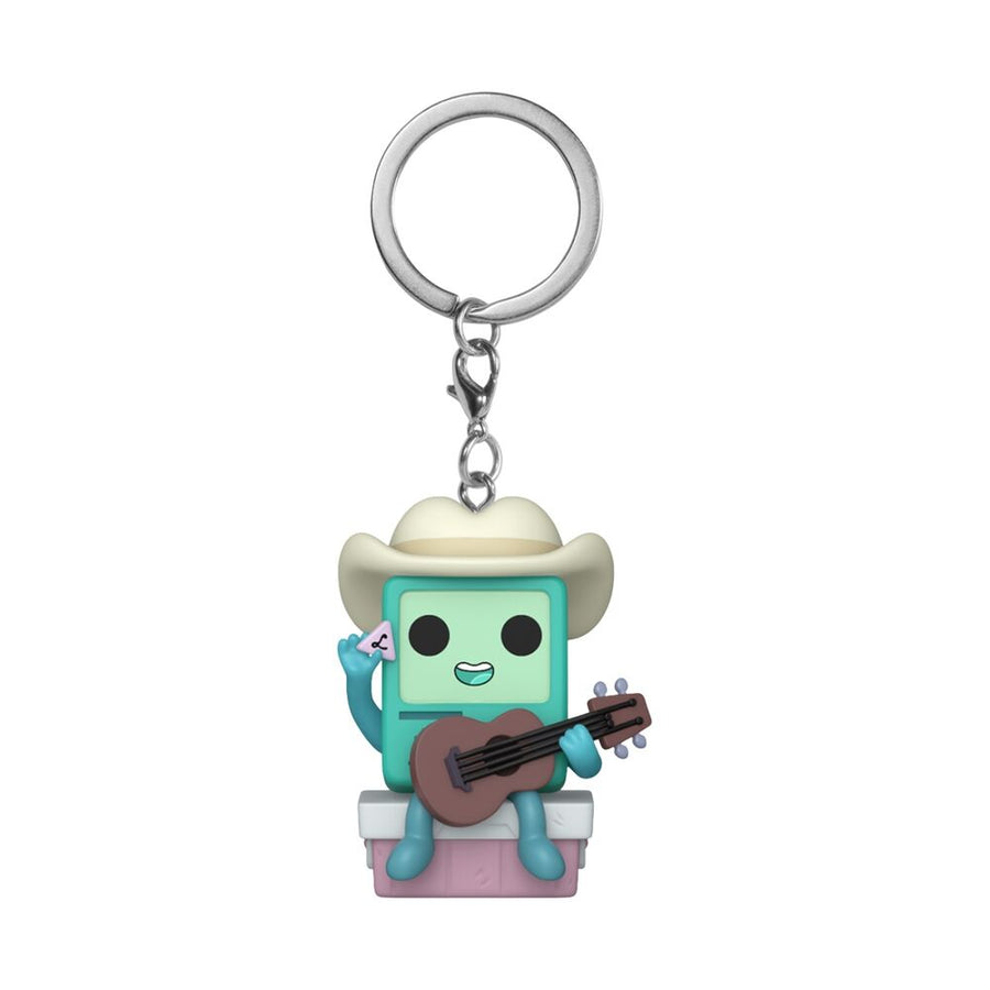 Pocket POP Keychain Adventure Time Cowboy BMO with guitar