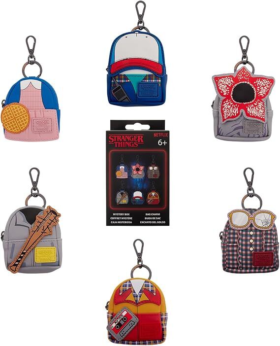 Netflix Stranger Things 10th Anniversary Mystery Keychain backpack charms