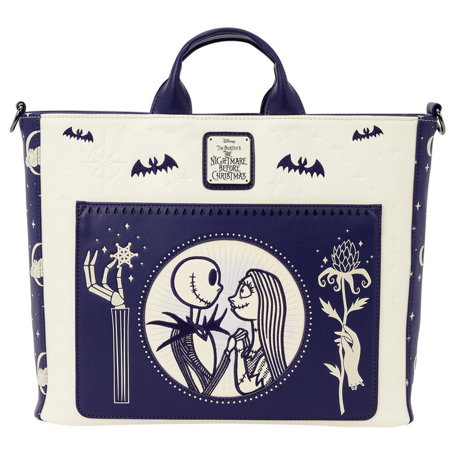 Loungefly Disney Nightmare Before Christmas Jack Skellington & Sally Night Backpack bag