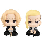 Pack 2 Figures Tokyo Revengers Look up Manjiro Sano and Ken Ryuguji 11cm