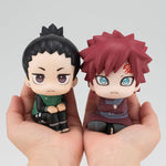Pack 2 Figures Naruto Shippudem Look up Shikamaru Nara and Gaara  11cm