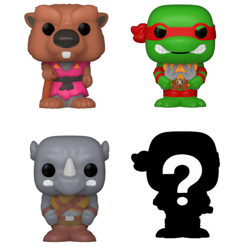 Blister 4 figures Bitty POP Teenage Mutant Ninja Turtles Splinter