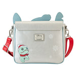 Loungefly Disney Stitch Holiday glitter crossbody bag
