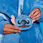 Loungefly Disney Stitch plush tote bag with coin bag