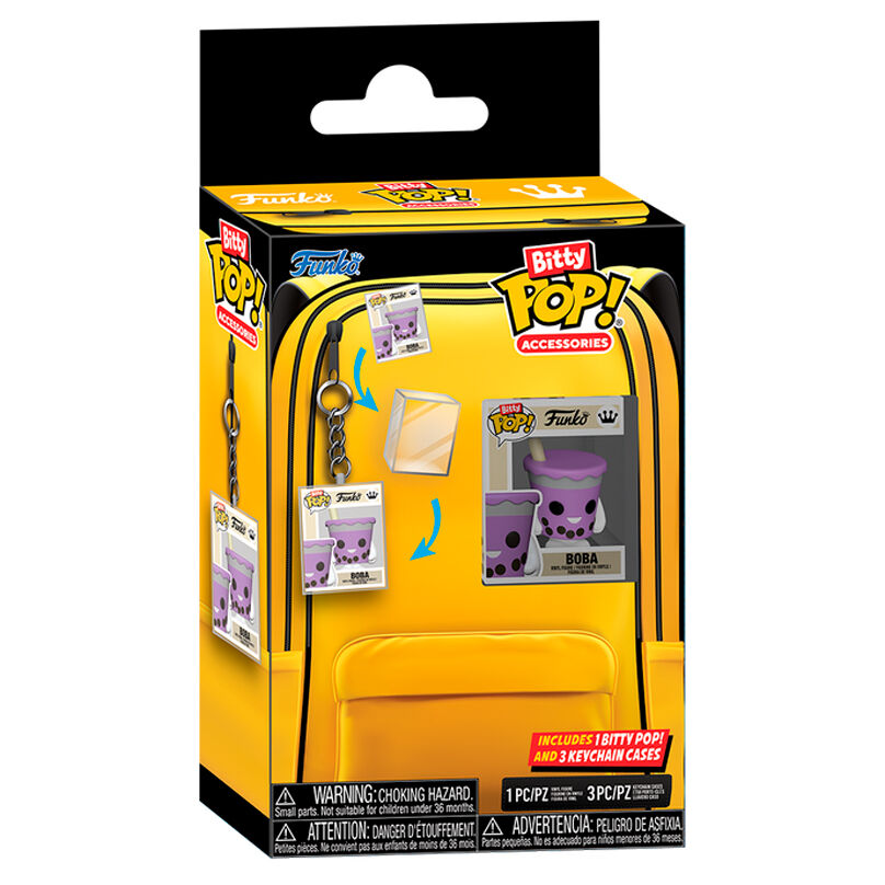 Bitty POP Wearables pk3 keychain cases