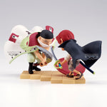 One Piece World Collectable Log Stories Edward Newgate vs. Shanks figure 13cm