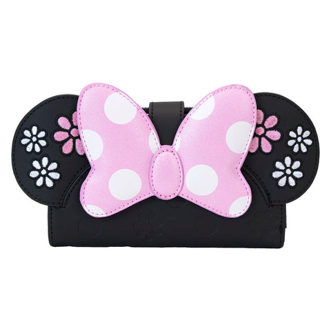 Loungefly Disney Minnie Floral Rock the Dots wallet