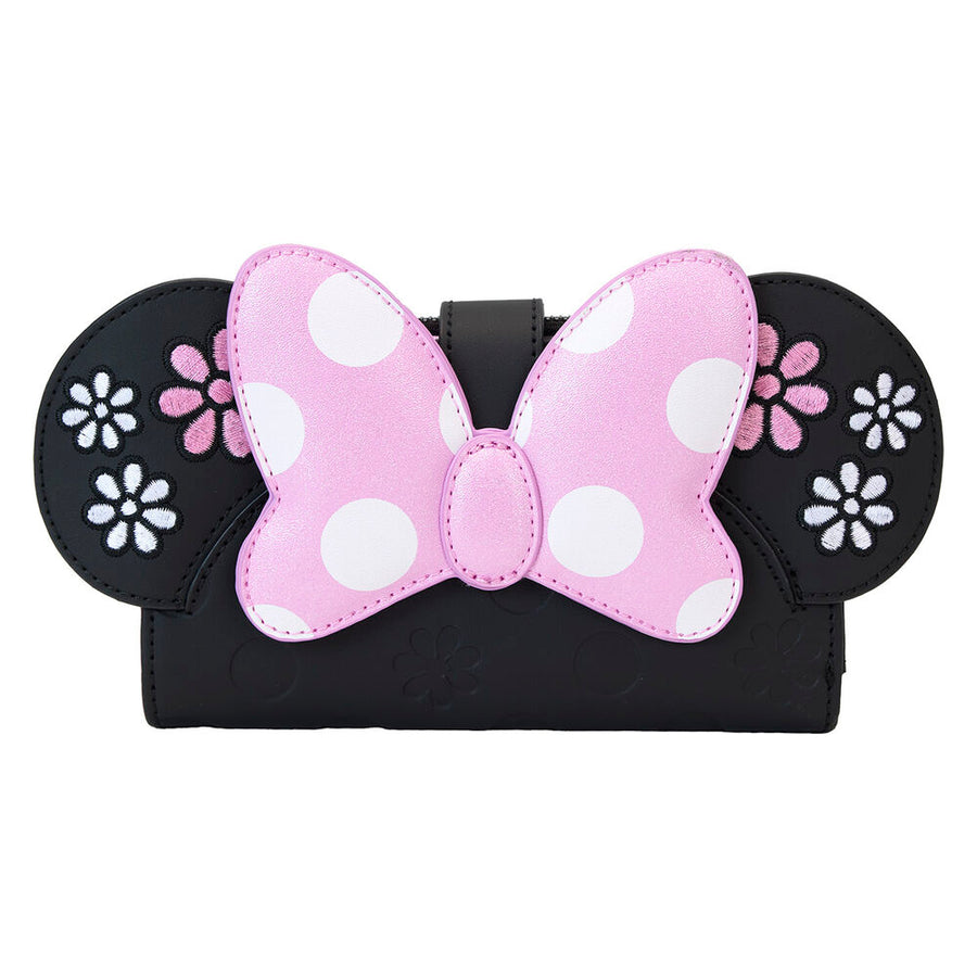 Loungefly Disney Minnie Floral Rock the Dots wallet