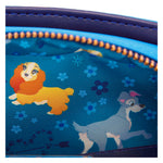 Loungefly Disney The Lady and the Tramp 70th Anniversary shoulder bag