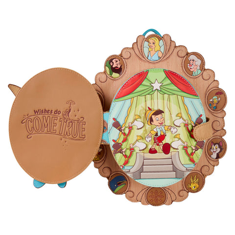 Backpack Cameo Pinocho Disney Loungefly 28cm