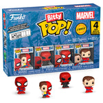 Blister 4 figures Bitty POP Marvel Spider-Man Parker Split