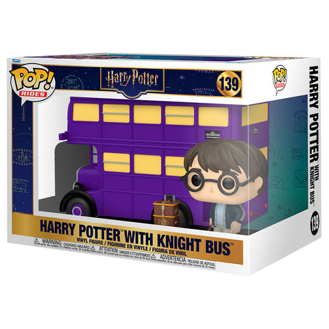 POP figure Rides Super Deluxe Harry Potter - Harry Potter with Knight Bus