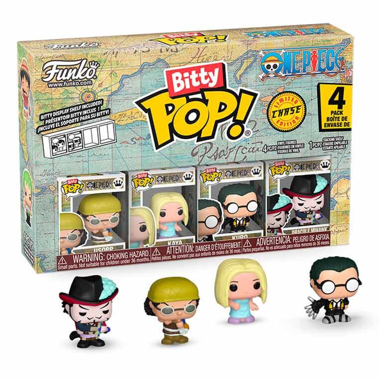 Blister 4 figures Bitty POP One Piece Usopp