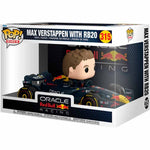 POP figure Rides Super Deluxe Racing Oracle Red Bull Max Verstappen with RB20