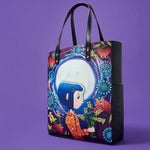 Loungefly Coraline Worlds Laika shopping bag
