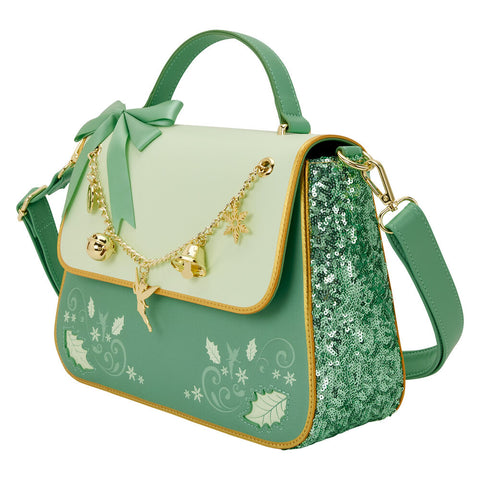 Loungefly Disney Peter Pan Tinker Bell Holiday shoulder bag