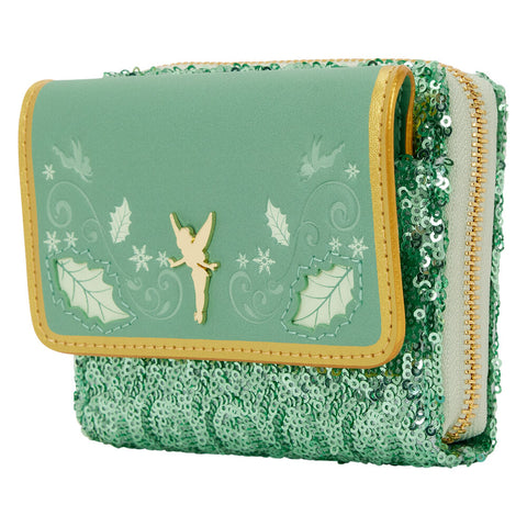 Loungefly Disney Peter Pan Tinker Bell Holiday wallet