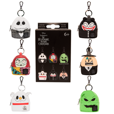 Loungefly Disney The Nightmare Before Christmas mini backpack keychain mystery box