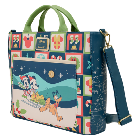Loungefly Disney Mickey & Minnie Holiday bag backpack
