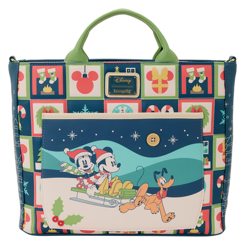 Loungefly Disney Mickey & Minnie Holiday bag backpack