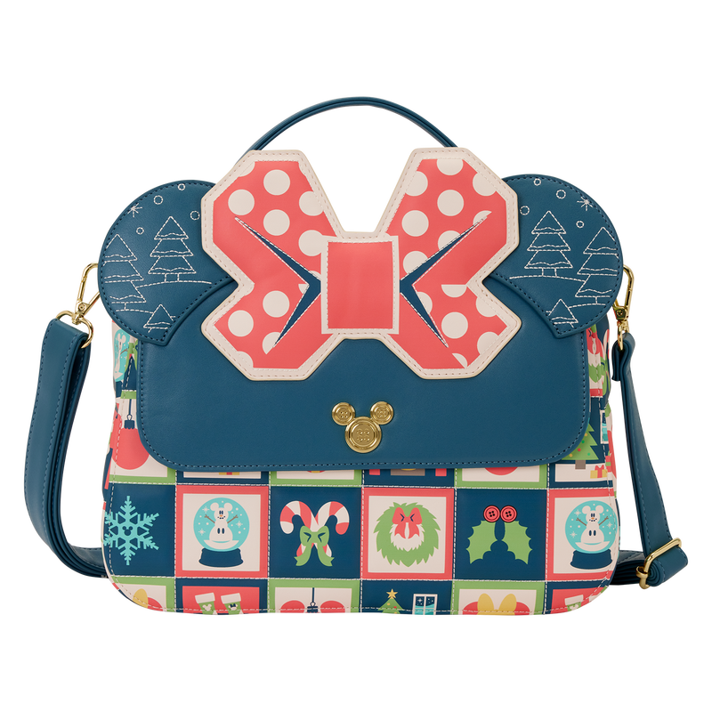 Loungefly Disney Mickey Holiday shoulder bag