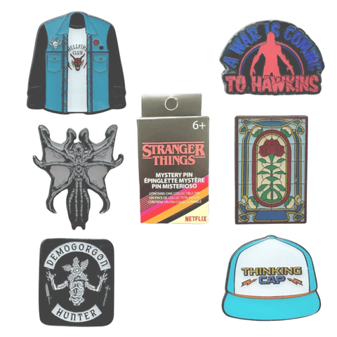 Loungefly Stranger Things Mystery Blind Box Enamel Pin assorted
