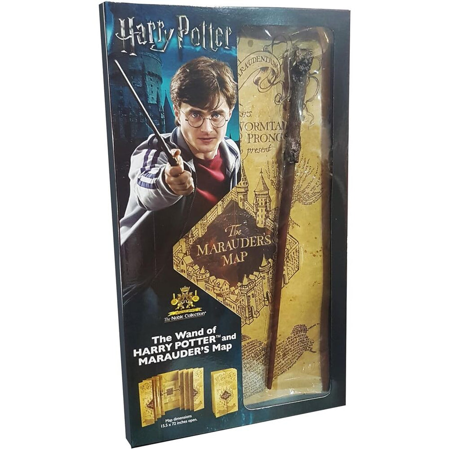 Harry Potter Magic Wand + Marauders Map