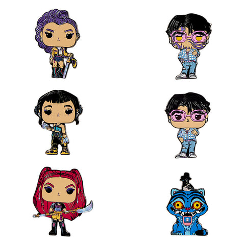 Loungefly Kpop Demon Hunters Mystery Blind Box Enamel Pin assorted
