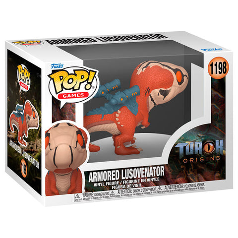 POP figure Turok Armored Lusovenator
