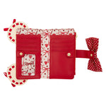 Loungefly Disney Minnie Mouse Rocks the Dots Coquette wallet