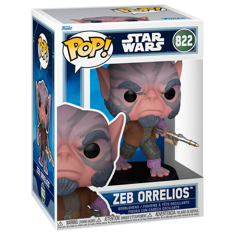 POP figure Star Wars Mandalorian & Grogu Zeb Orrelios
