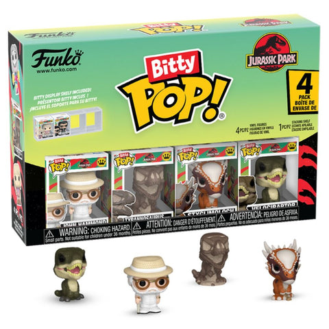 Blister 4 figures Bitty POP Jurassic Park Raptor