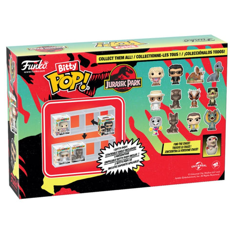 Blister 4 figures Bitty POP Jurassic Park Raptor