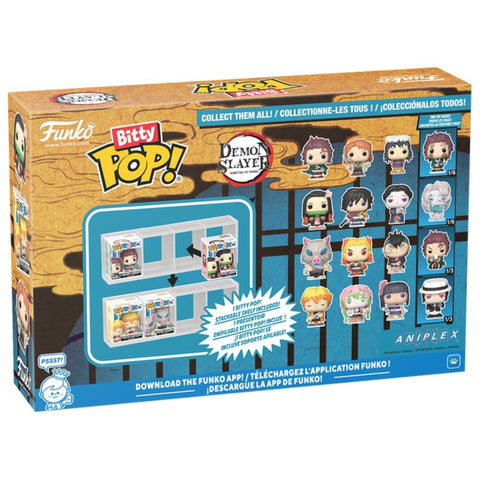 Blister 4 figures Bitty POP Demon Slayer Tanjiro