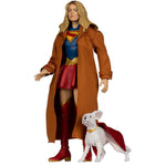 DC Comics Supergirl Deluxe Theatrical Edition Gold Label Collection Supergirl & Puppy Kripto figure 18cm