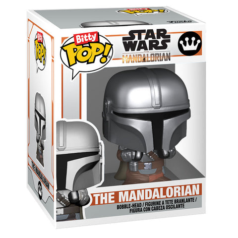 Bitty POP figure Ride Star Wars The Mandalorian In N1 Starfighter With Grogu