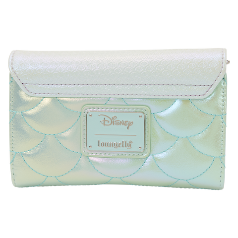 Loungefly Disney The Little Mermaid Iridescent Pearl flap wallet