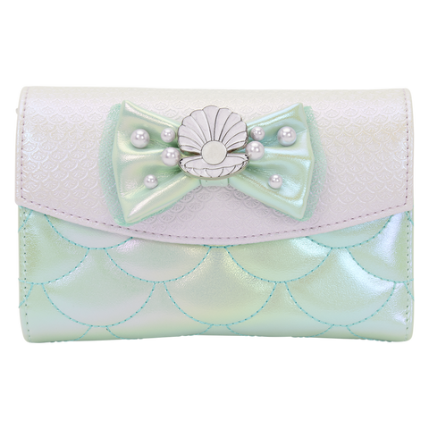 Loungefly Disney The Little Mermaid Iridescent Pearl flap wallet