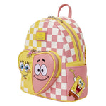 Loungefly SpongeBob SquarePants & Patrick Star Checkered backpack 26cm