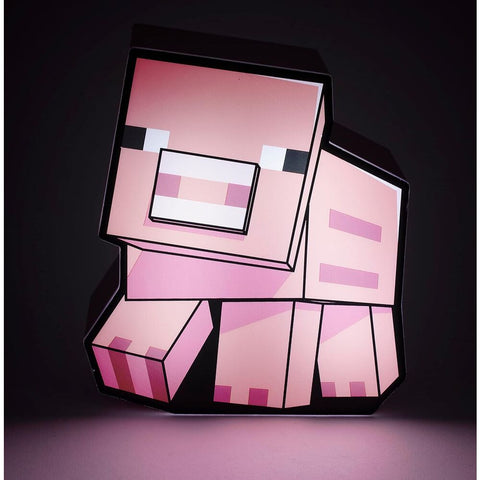Minecraft Pig box lamp