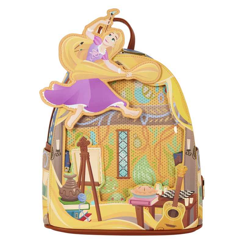 Loungefly Disney Tangled Rapunzel Glow Pin Trader backpack 26cm