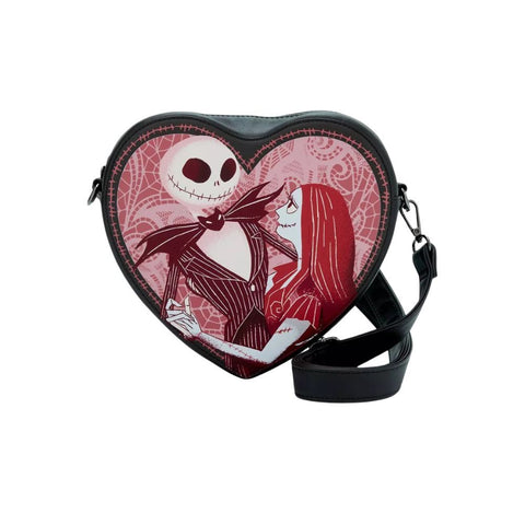 Loungefly Disney Nightmare Before Christmas Jack And Sally shoulder bag