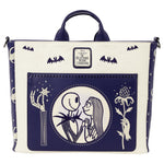 Loungefly Disney Nightmare Before Christmas Jack Skellington & Sally Night Backpack bag